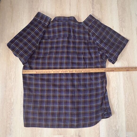 Paul Fredrick Medium Weight Button Shirt Men's XL Multicolor Long Sleeve Cotton - Picture 7 of 7